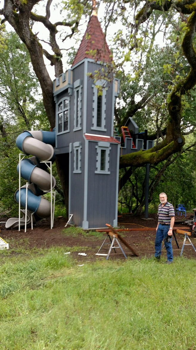 Finished Castle Tree House